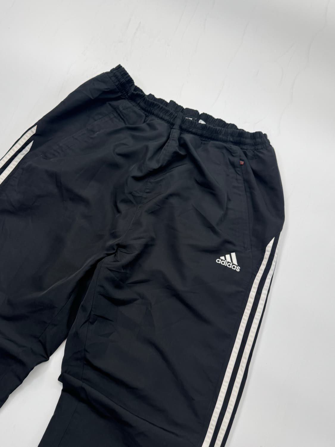 아디다스 삼선 블랙 트랙팬츠 바람막이 바지 상품이미지3