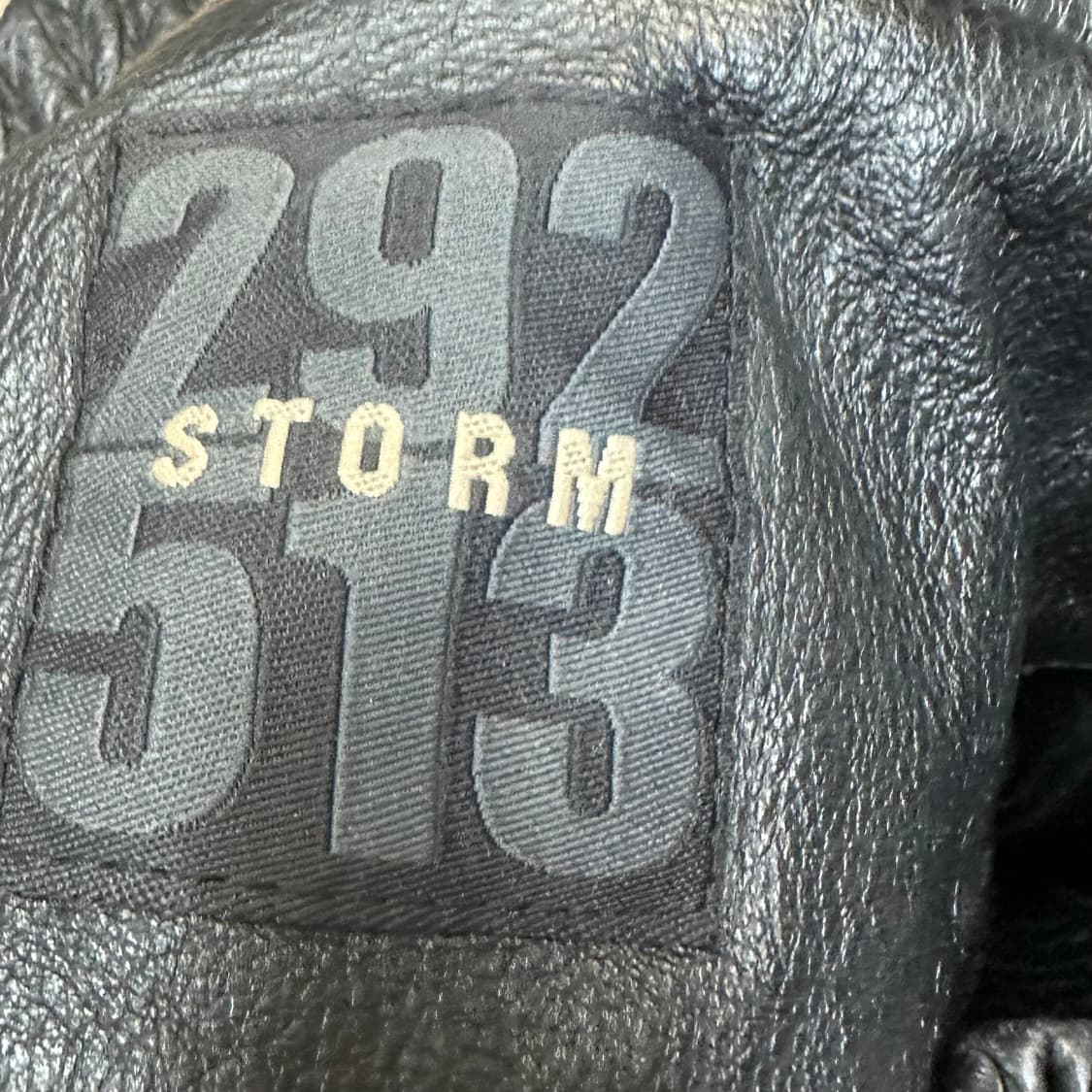 292513 STORM 빅로고 블랙카우메쉬레더자켓 90 상품이미지3