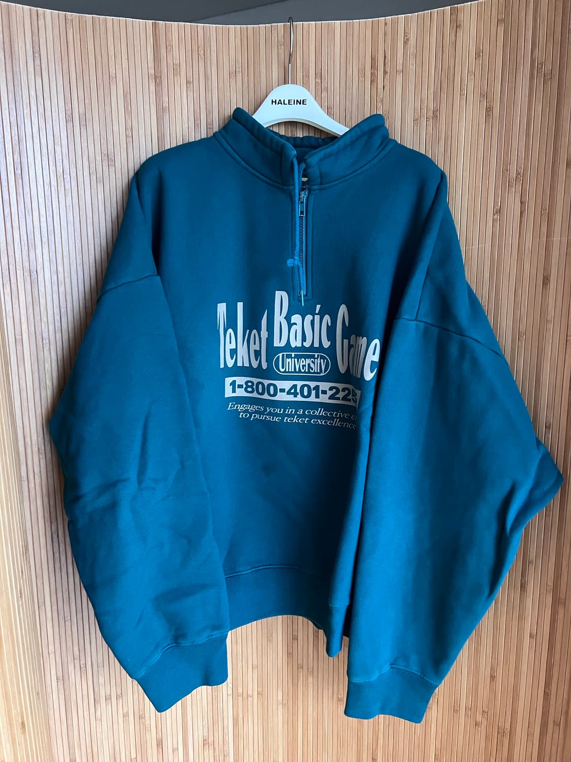 테켓 하프집업 L 맨투맨 상품이미지2