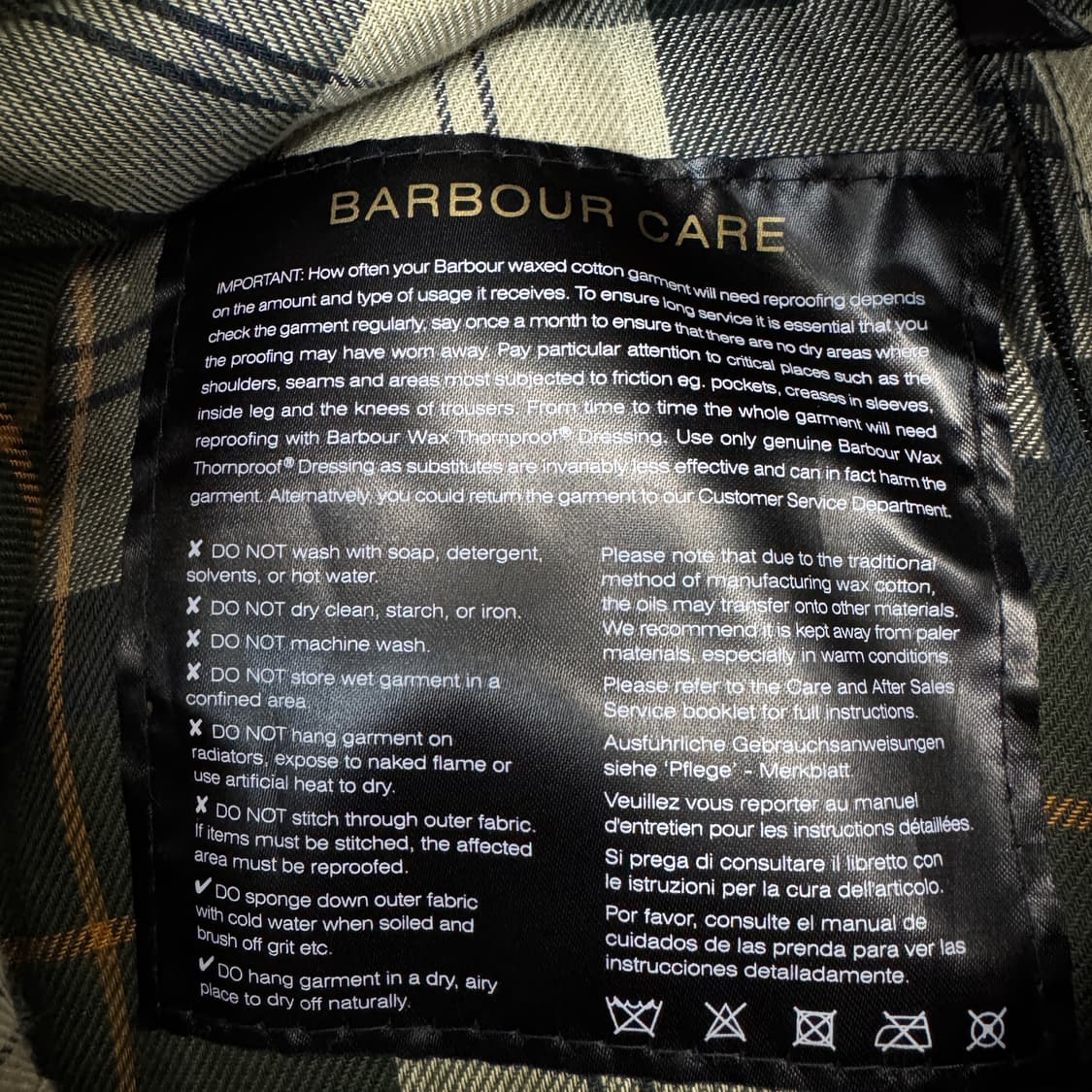 바버 비데일 세이지 왁스 자켓  상품이미지8