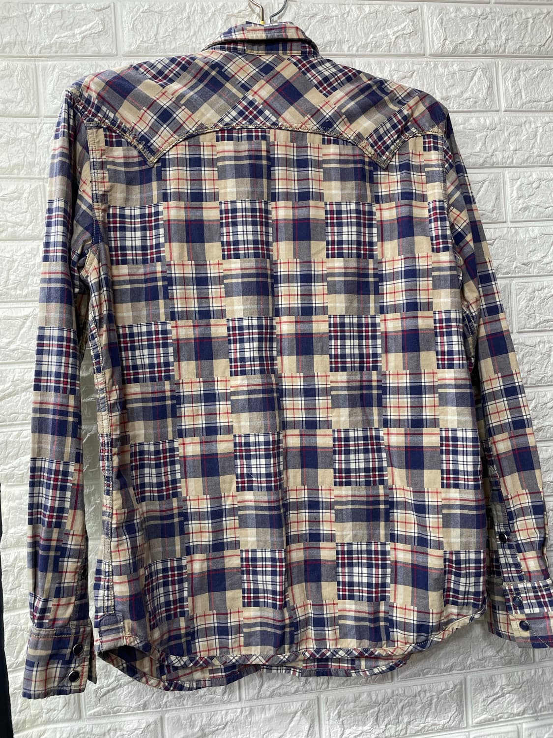 리바이스 코튼 레드탭 패치워크 셔츠 상품이미지2