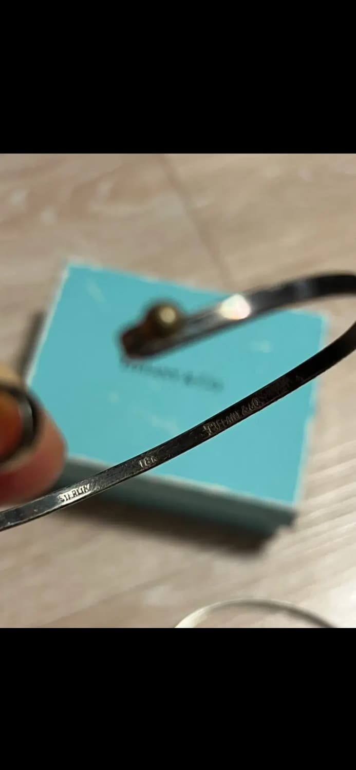 빈티지 티파니 후크아이 뱅글 커플 상품이미지4