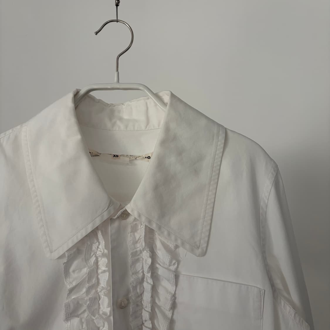 Frill Big Collar Blouse 상품이미지4