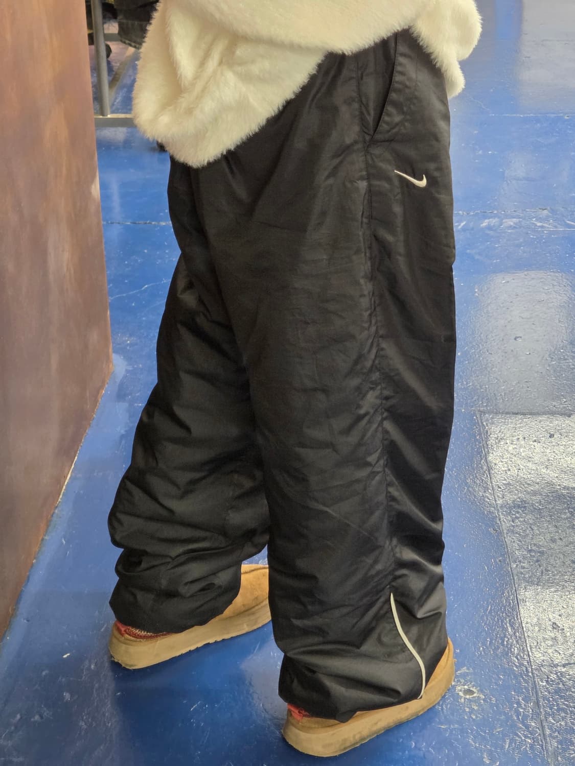 NIKE 나이키 스우시 블랙 우븐 팬츠 상품이미지3