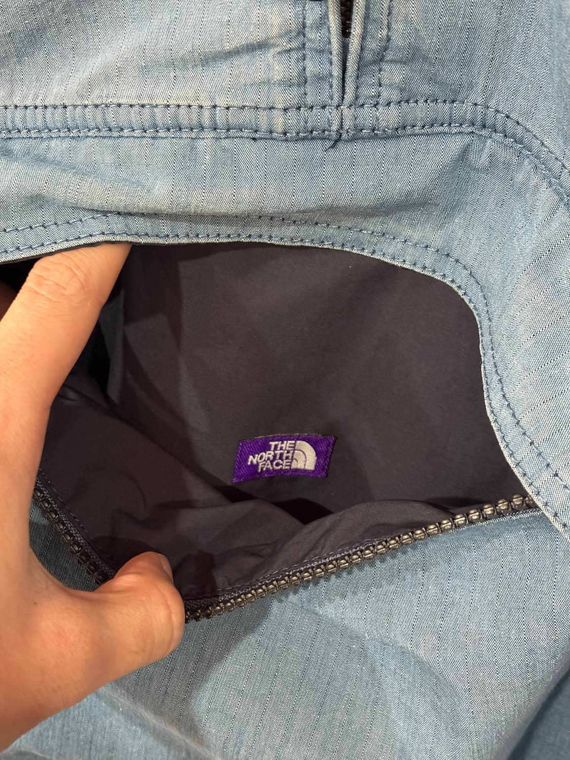 노스페이스 퍼플라벨 인디고 마운틴 풀오버 아노락 상품이미지6