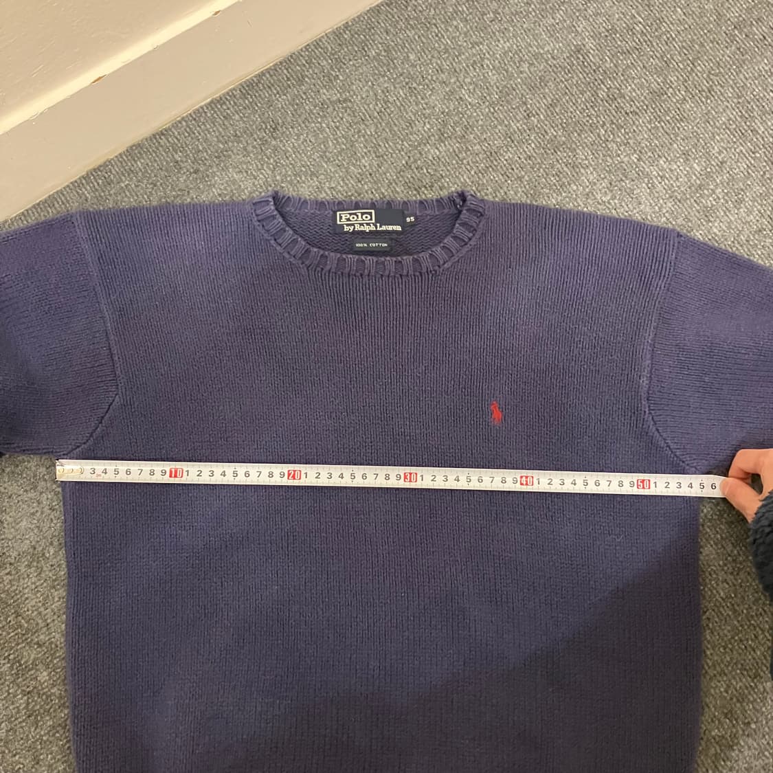275 폴로 코튼 니트 네이비 상품이미지6