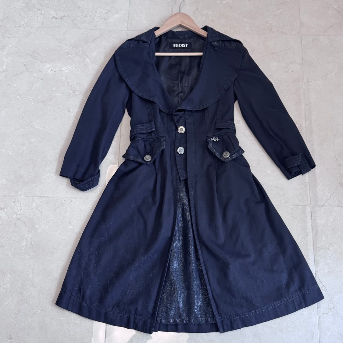 egoist goth gothic long coat 상품이미지1