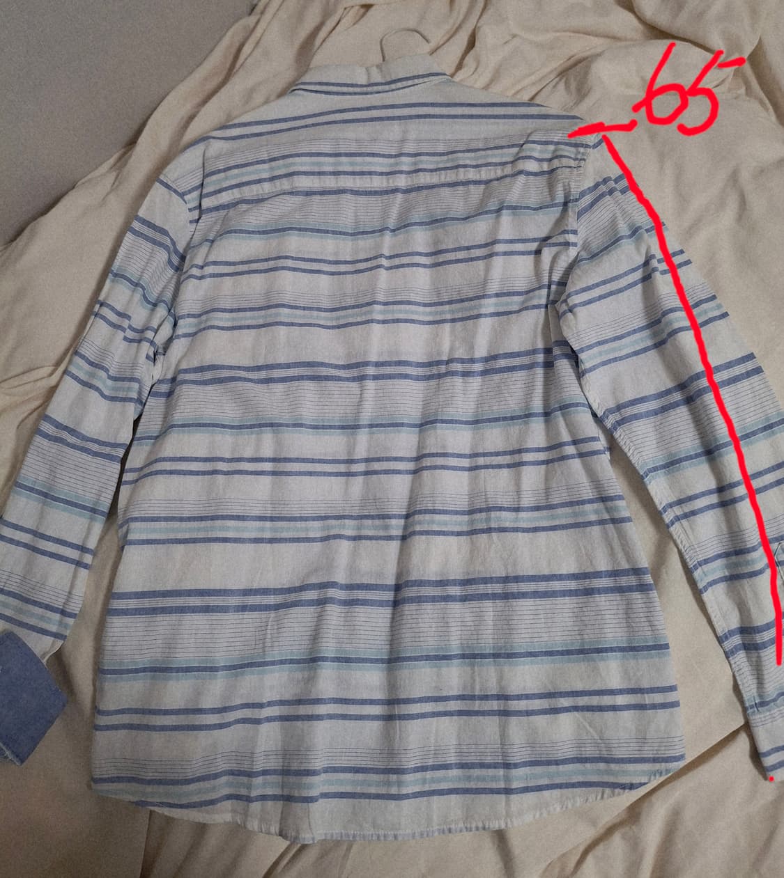 새상품 유니온베이남성셔츠105 세미슬림 늦봄부터 초가을 상품이미지2