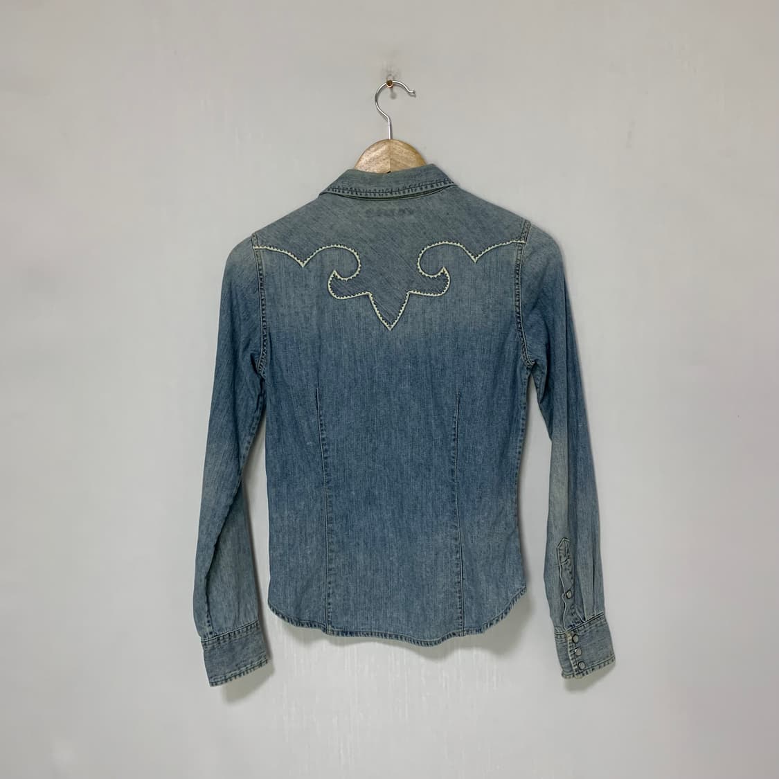 랄프로렌 데님 웨스턴 셔츠 y2k 빈티지 버튼 청남방 여성 상품이미지6