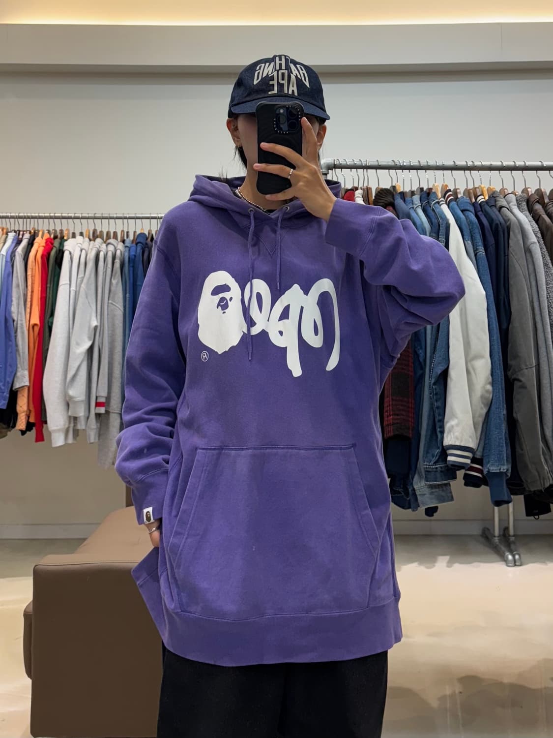 베이프 사루ape 후드 상품이미지6