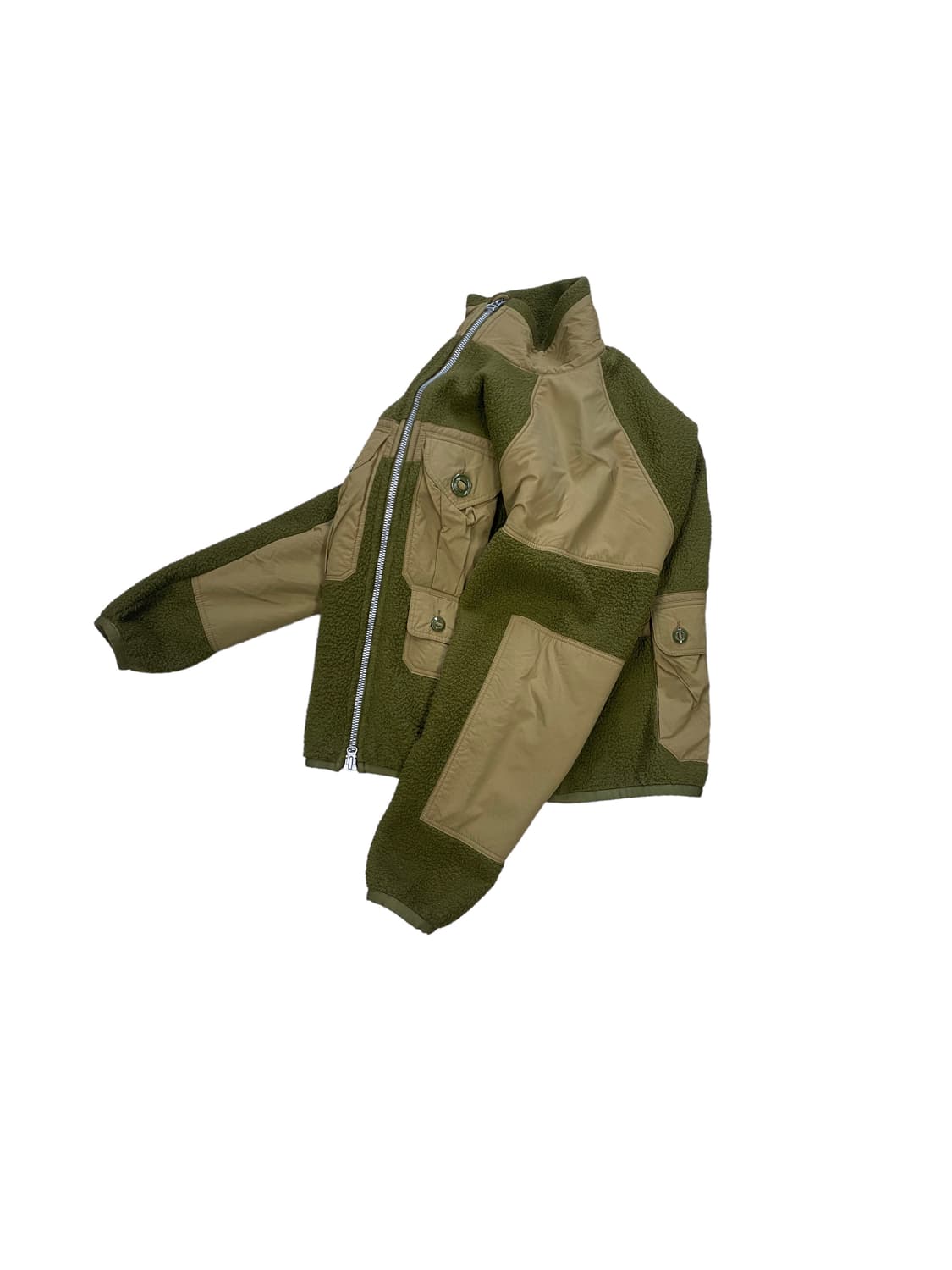 스펙테이터 x 엄브로 올리브 후리스 자켓 상품이미지1