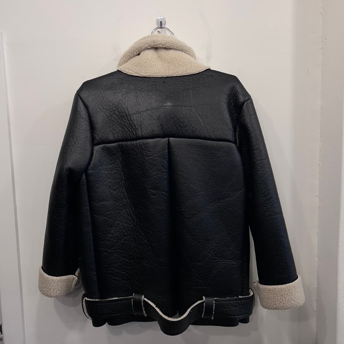 핸드메이드 비건레더 데끼 양털 무스탕 상품이미지6