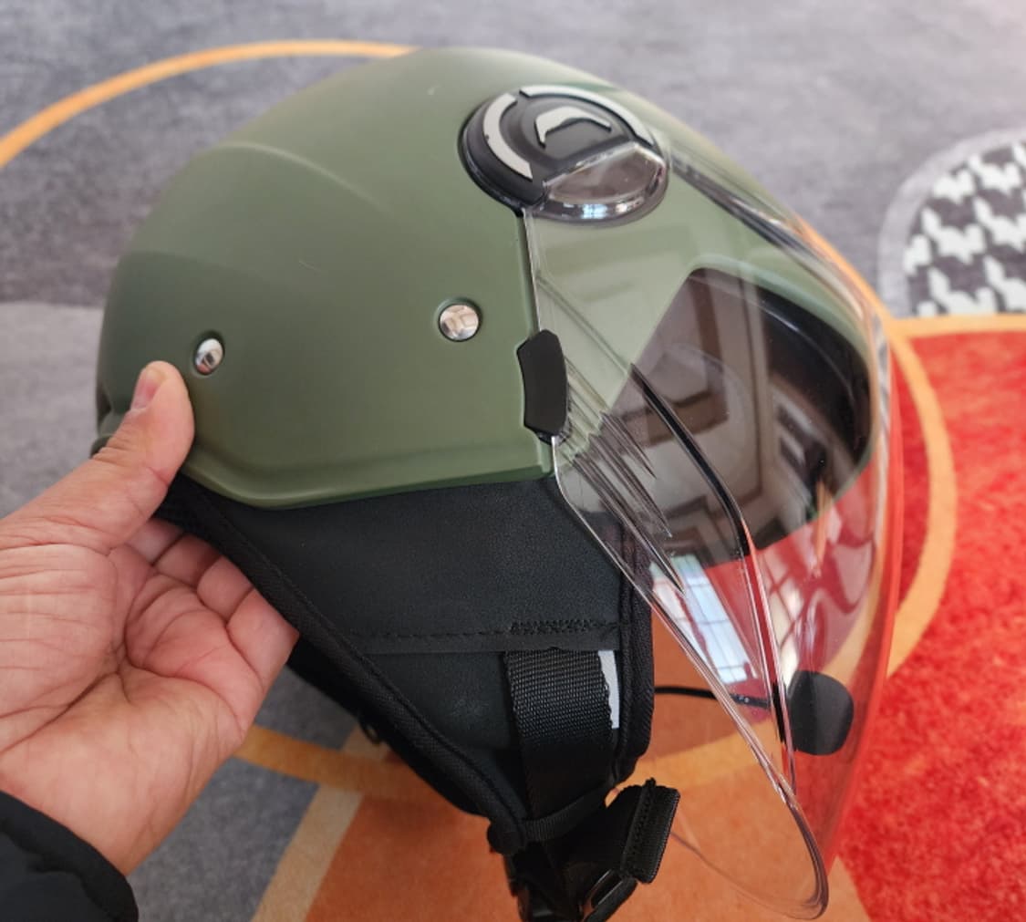 카베르그 밀리터리 그린 오픈페이스 헬맷(XL) 상품이미지6