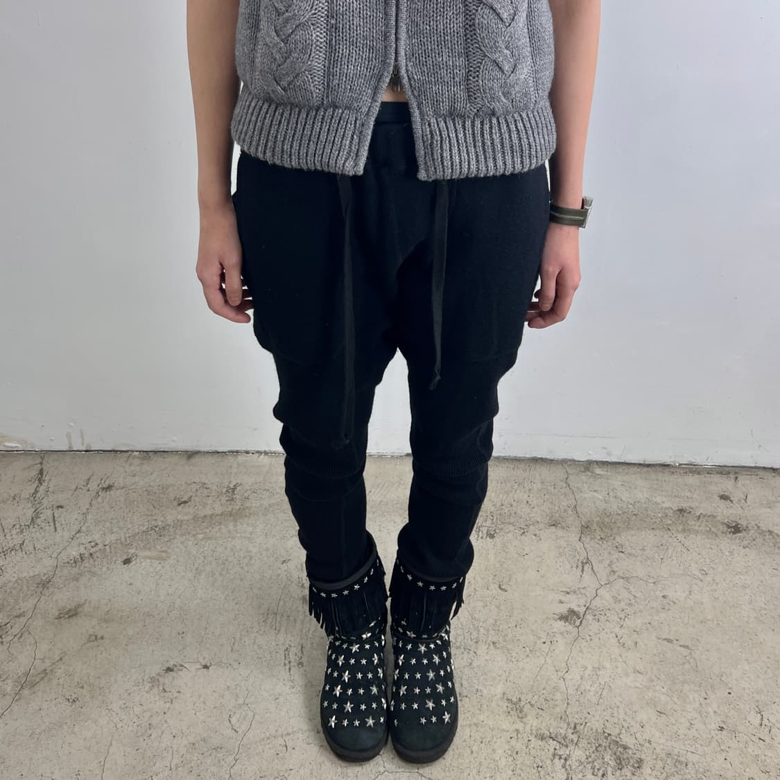 nude: Masahiko Maruyama 니트 사루엘 팬츠 상품이미지1