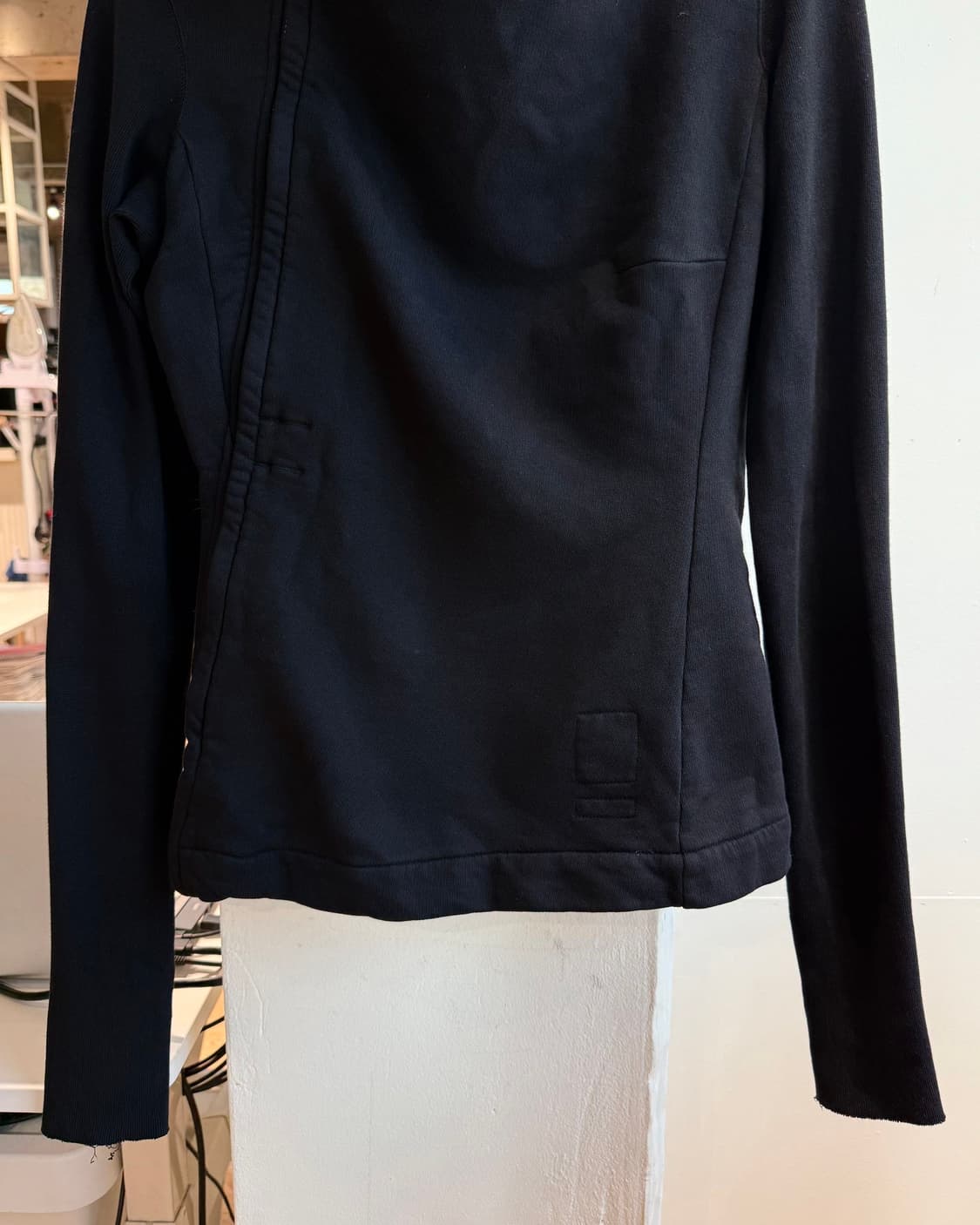 릭 오웬스 다크쉐도우 블랙 사선집업 자켓  상품이미지6