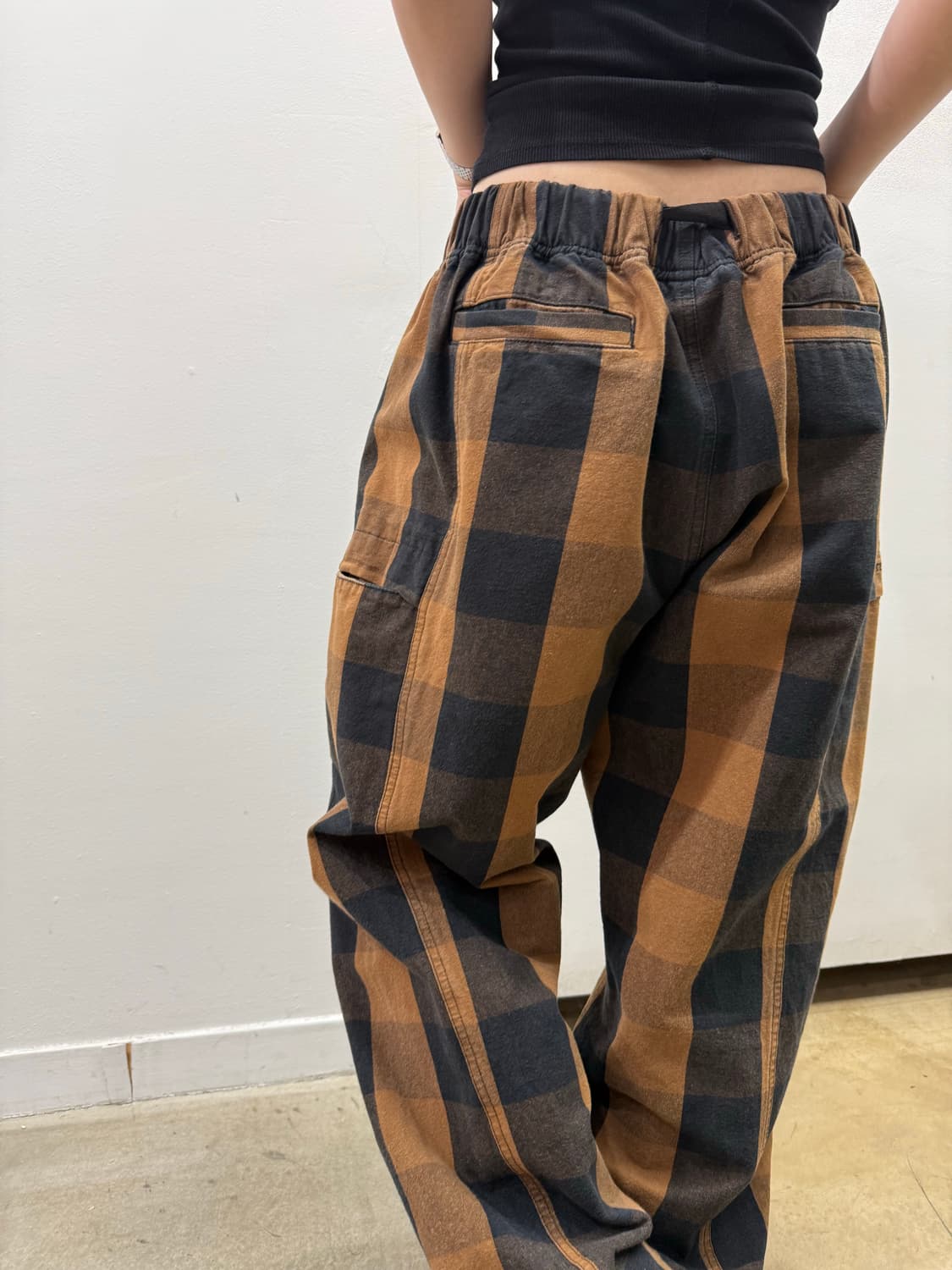 슈프림 밴딩 벨트 디테일 와이드 팬츠 상품이미지7