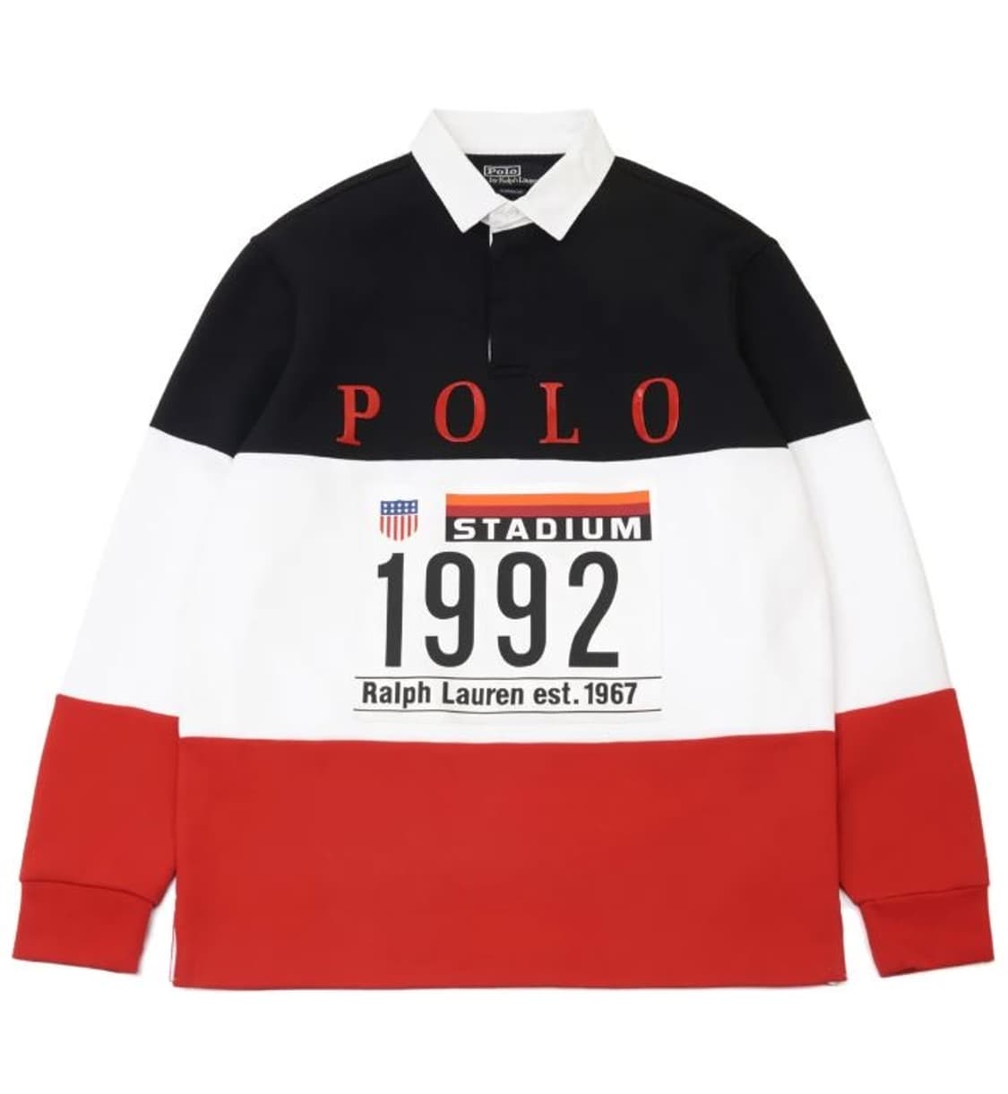 폴로 랄프로렌 1992 럭비 카라티 긴팔 상품이미지4
