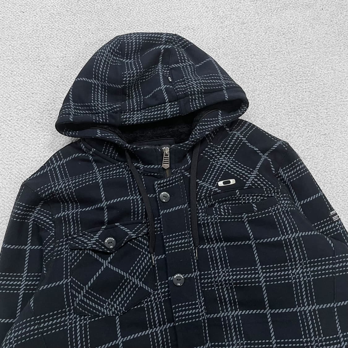 오클리 Oakley 어페럴 어센틱 체크 후드 자켓 상품이미지2