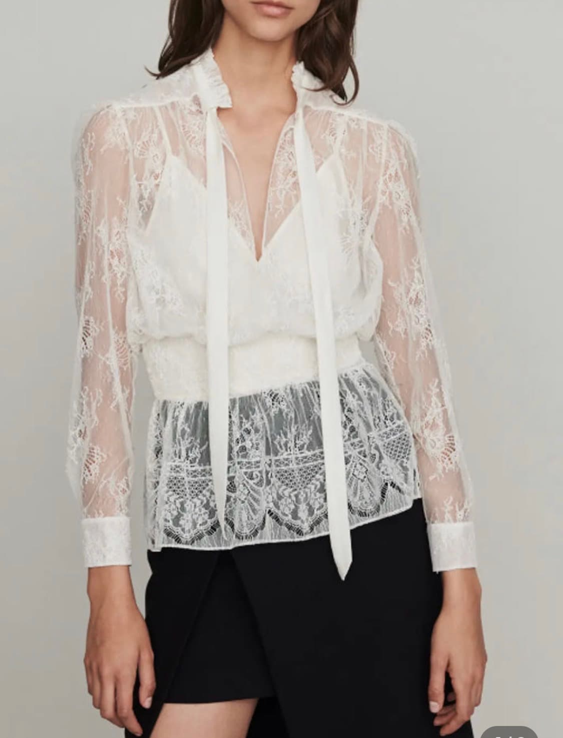 마쥬 레이스 블라우스 + 나시세트 (55~66) 예뻐요 상품이미지1