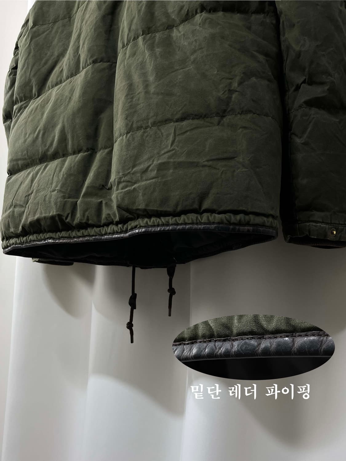 폴로 랄프로렌 코듀로이 왁스드 모호크 필드 헌팅 다운자켓 상품이미지9