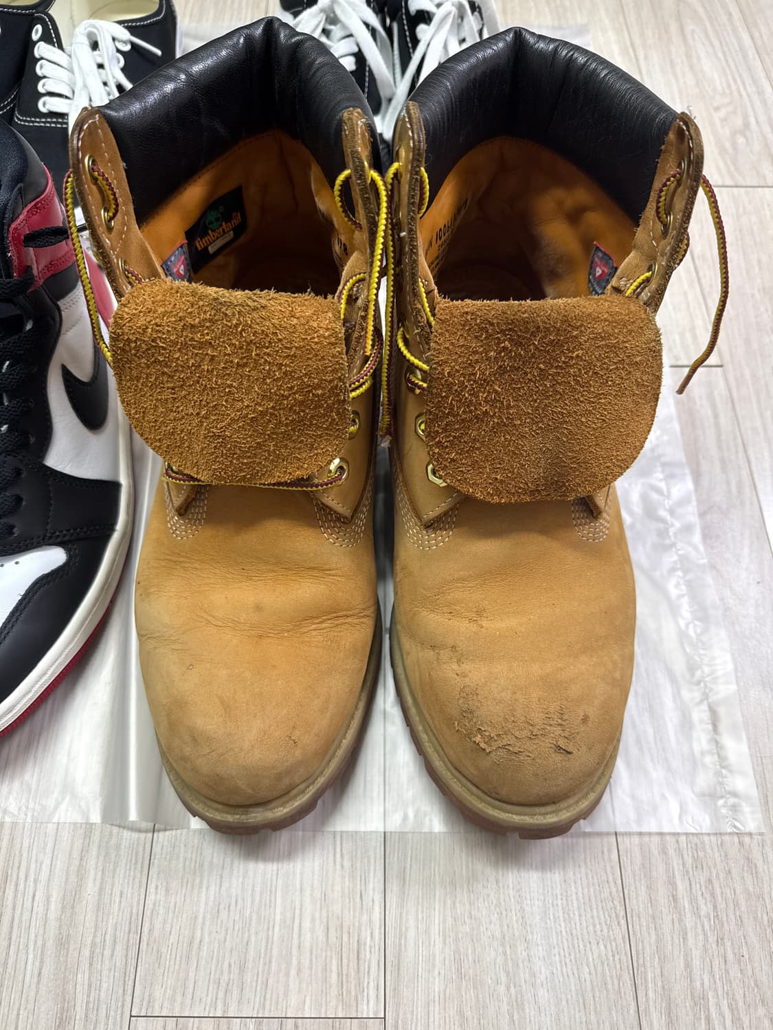 남성 6인치 프리미엄 옐로 워터프루프 워커부츠 상품이미지2