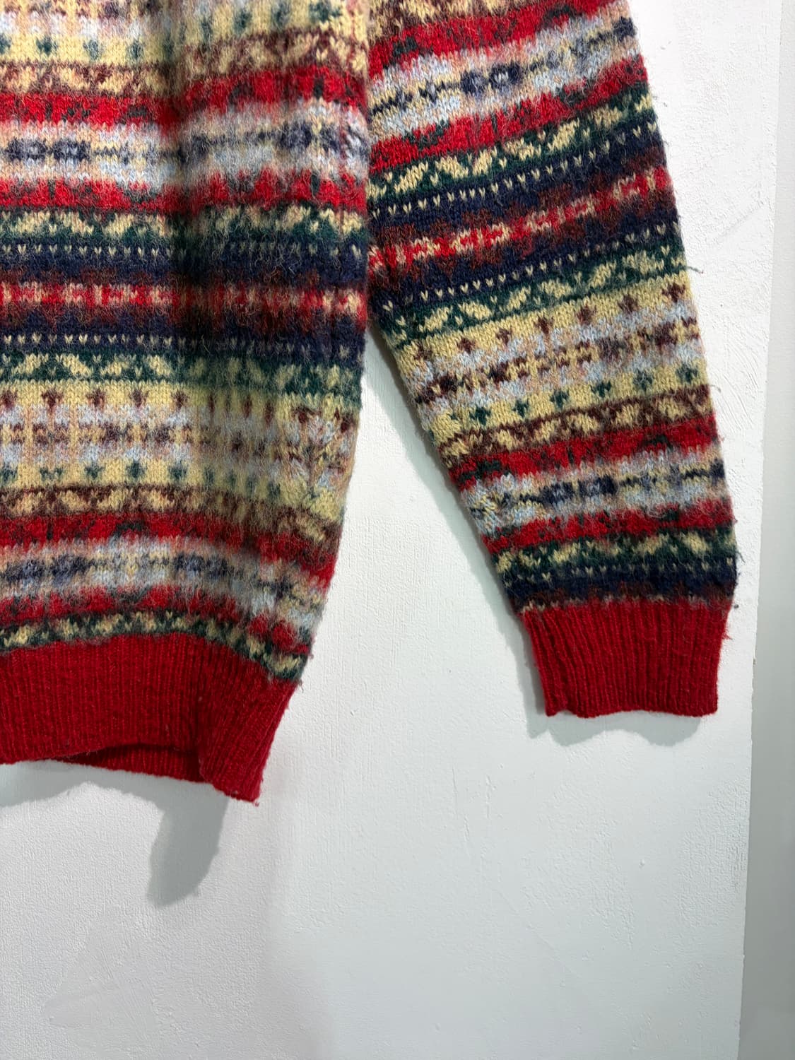 울 100% 노르딕 페어아일 니트 상품이미지6