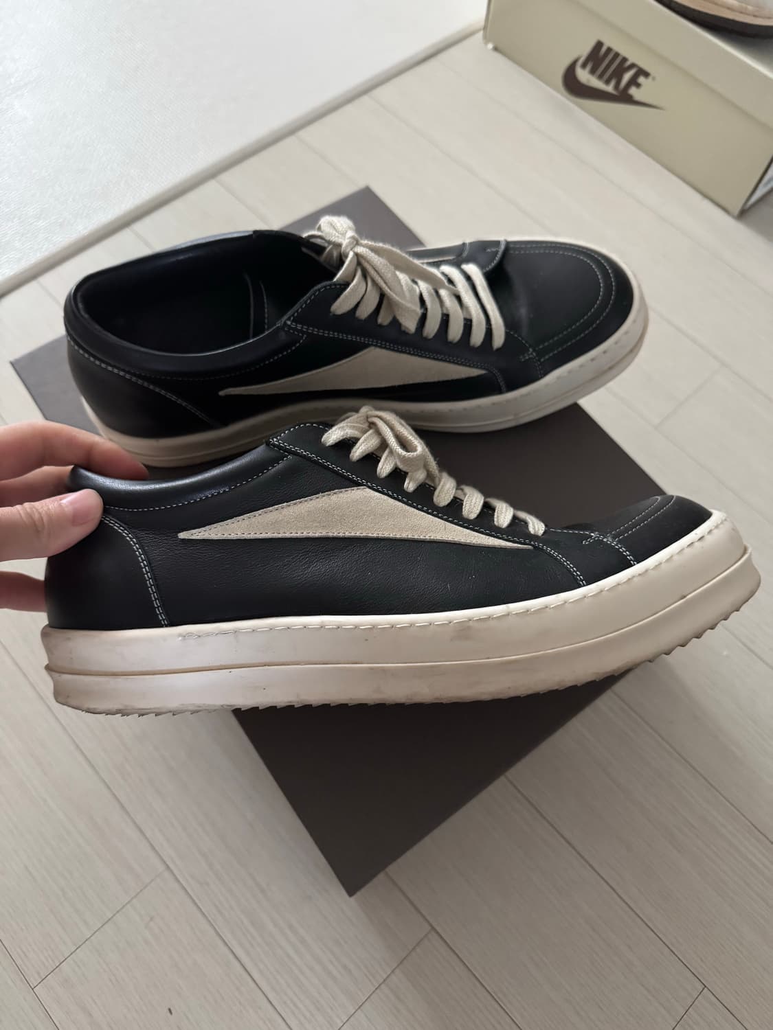 (45)릭오웬스 반스(릭반스 레더) 상품이미지3