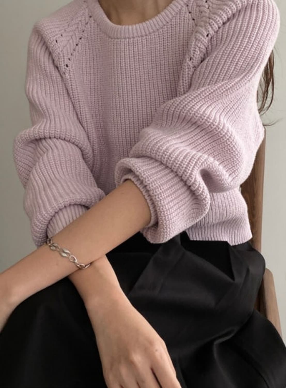 킨다베이지(page) 산체스 코튼 니트 matt beige 상품이미지2