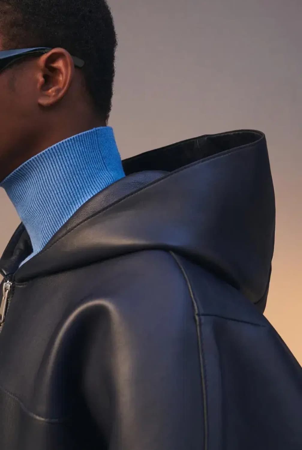 자라 후드 레더 점퍼 가죽 자켓 LIMITED EDITION L-XL 상품이미지6