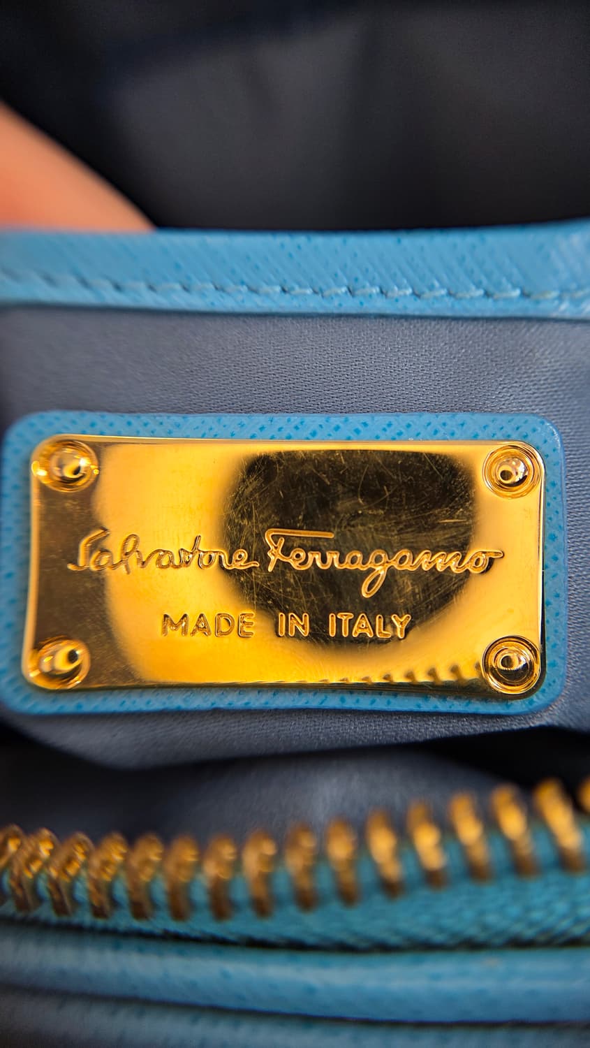 살바토레 페라가모 발라 체인 숄더백 fz-21 f563 블루 상품이미지7