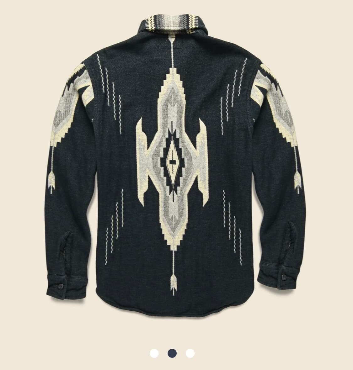 RRL 더블알엘 나바호 자카드 웨스턴  플란넬 셔츠 L 상품이미지2