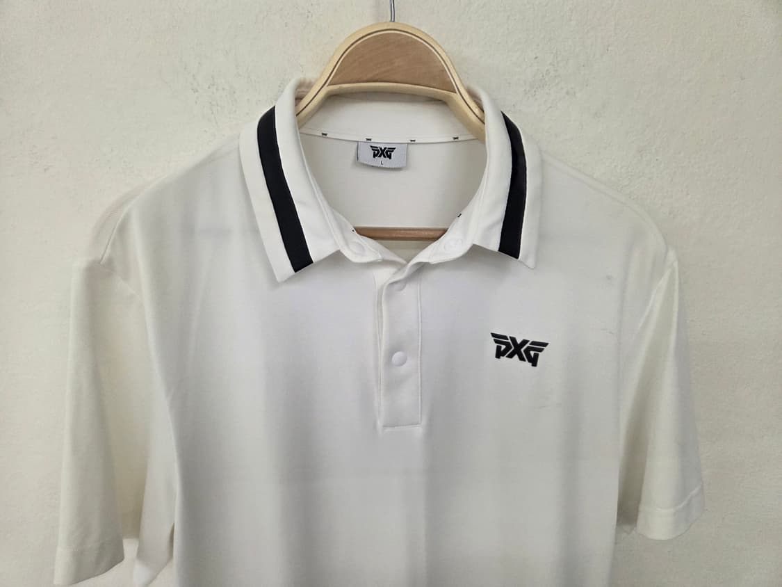 PXG 남성 골프 반팔 카라티 화이트 L 상품이미지2