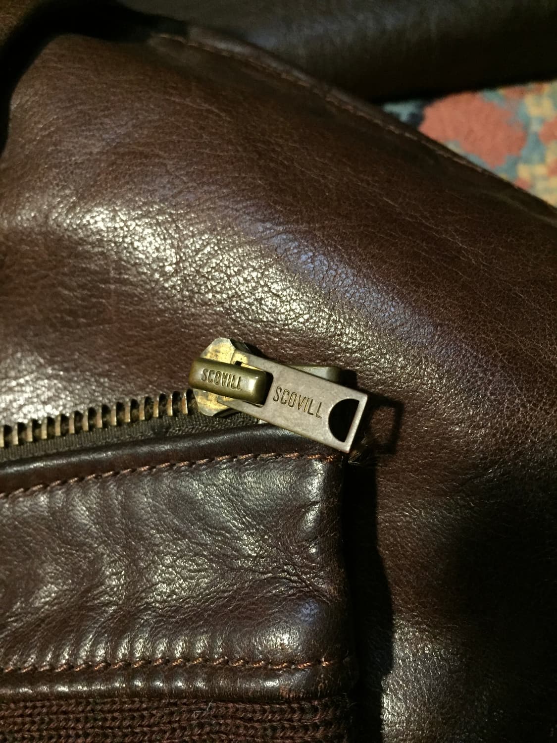 70-80‘s 골든베어 a-2 레더자켓 상품이미지10