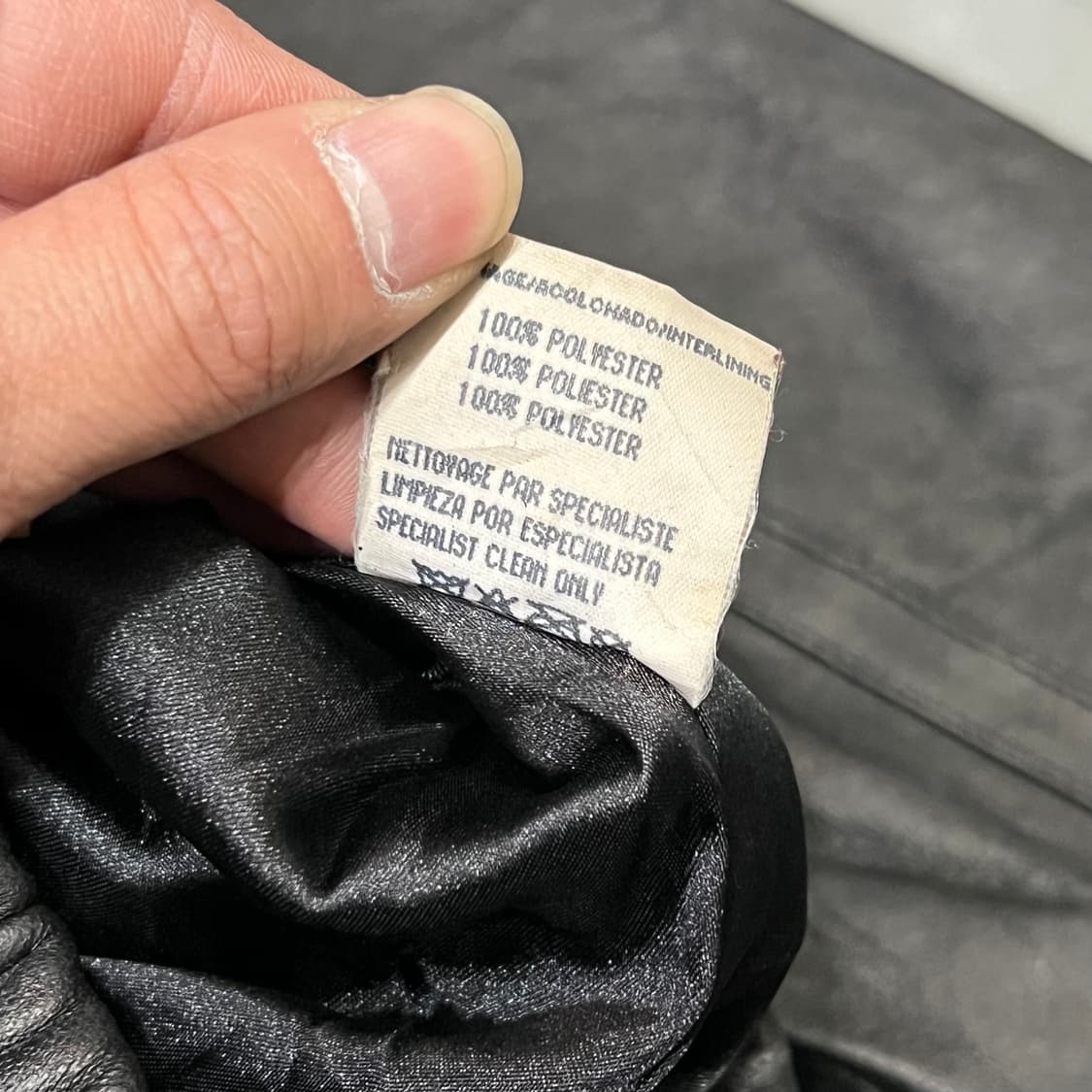  알랭 가바 카라 레더 블루종 y14901 상품이미지7