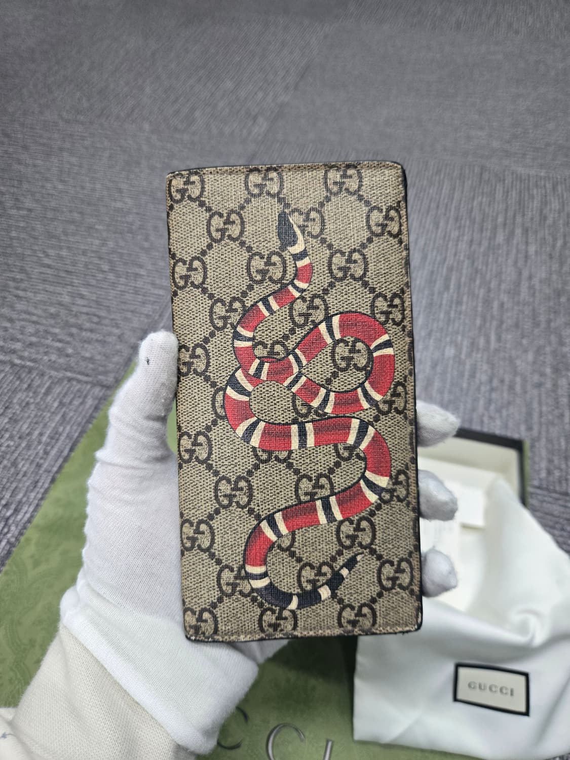 [특가][정품] 구찌 스네이크 장지갑 상품이미지1