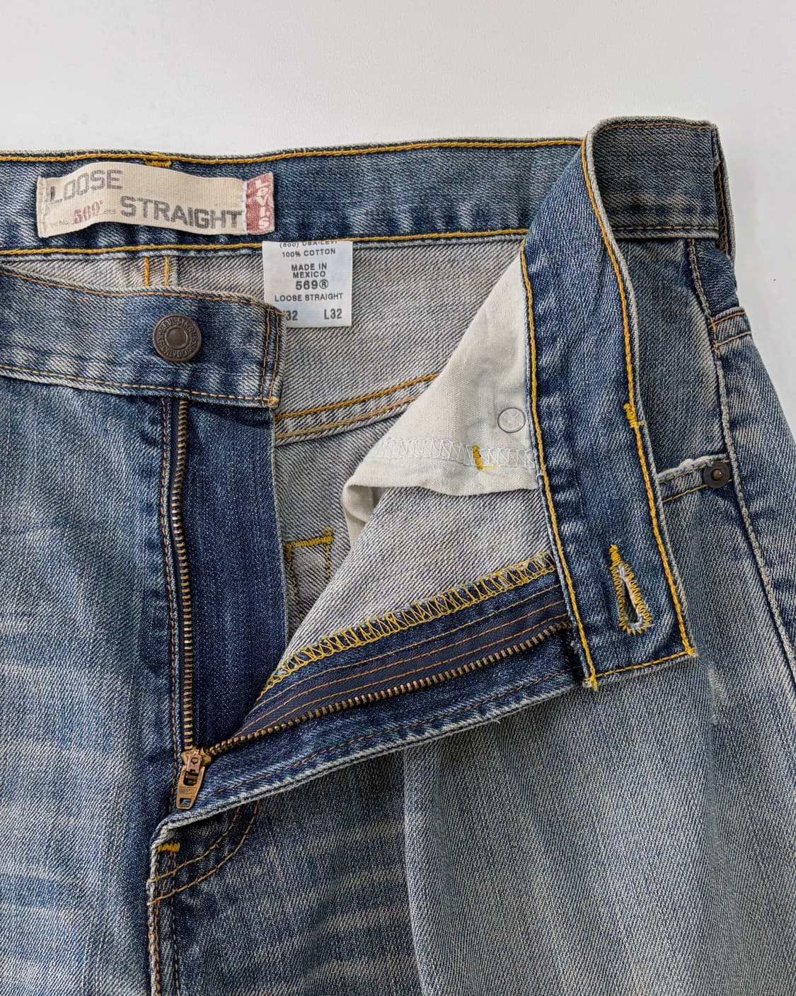 [32인치]리바이스 00s 빈티지 569 루즈 스트레이트 데님 팬츠 상품이미지6