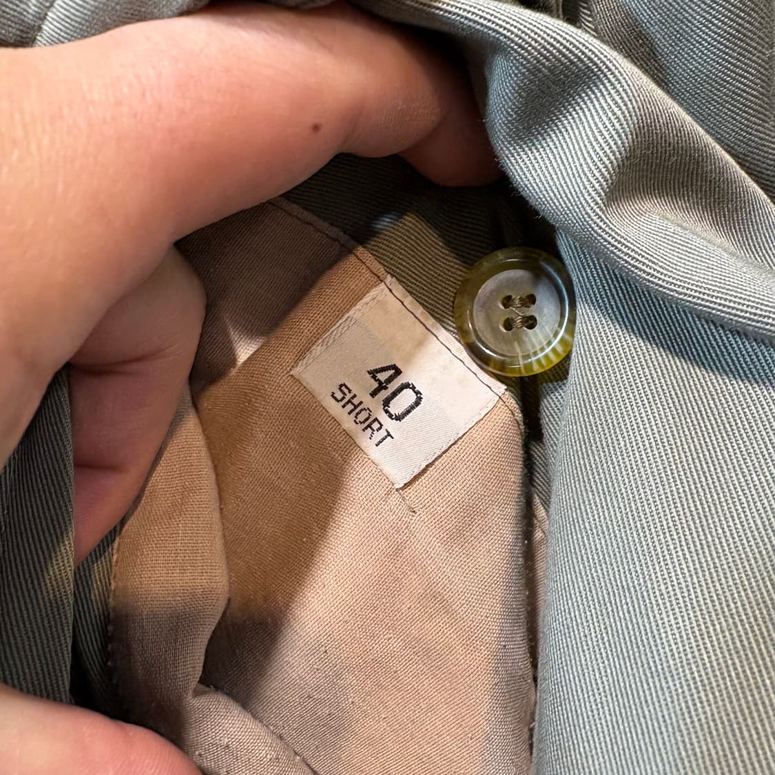 [40/S] BURBERRY 버버리 구형 더블 트렌치 코트 상품이미지7