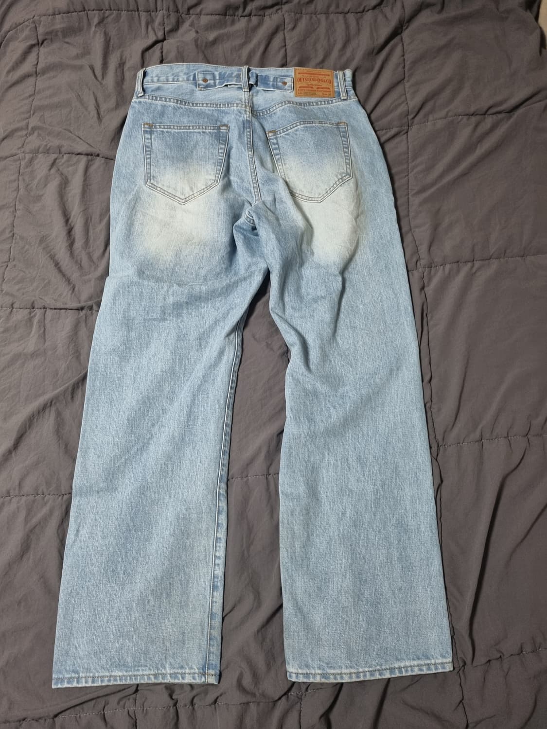 아웃스탠딩 셀비지 워싱 데님 팬츠 상품이미지2