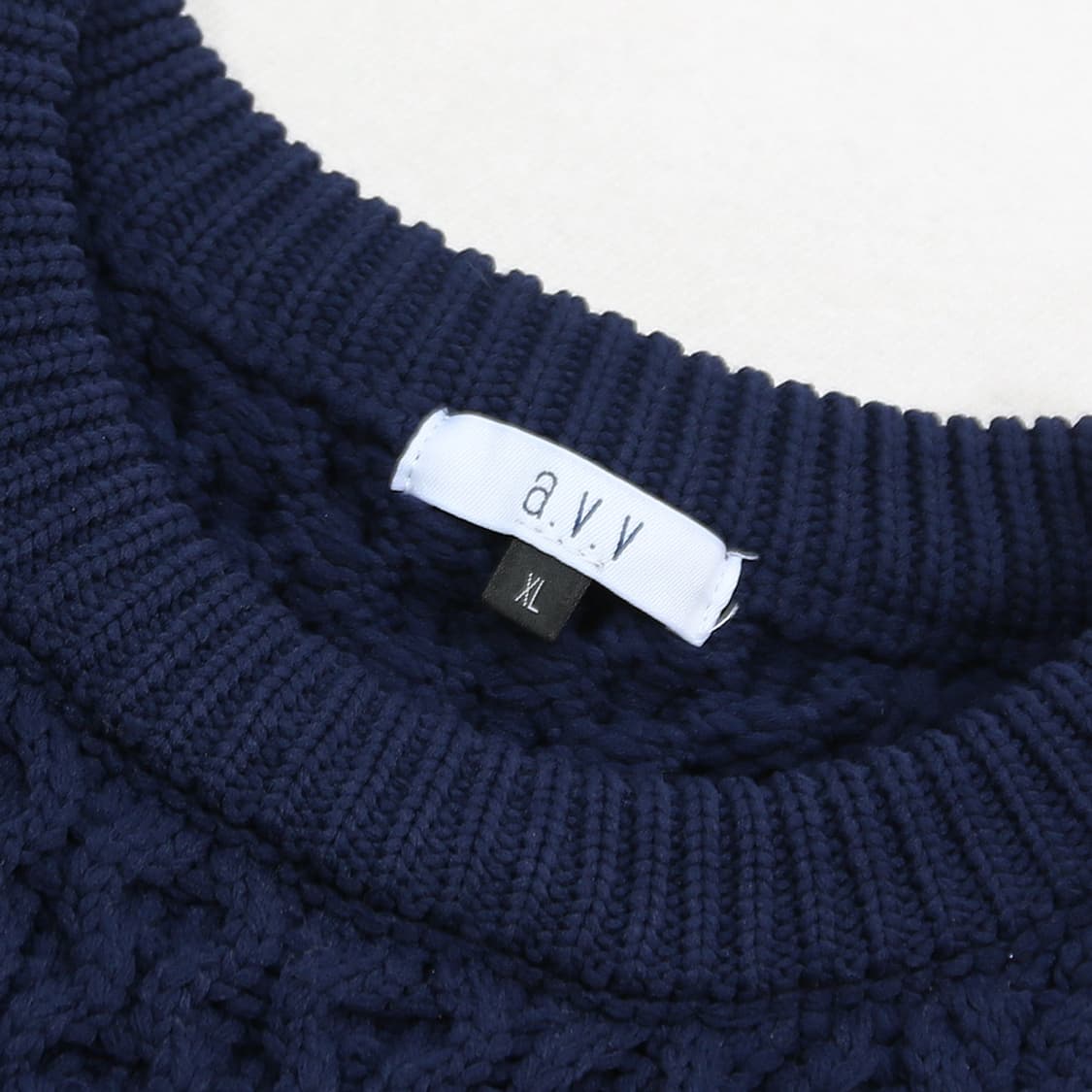 (착용컷) a.v.v 피셔맨 니트 (남성용 105) 상품이미지5