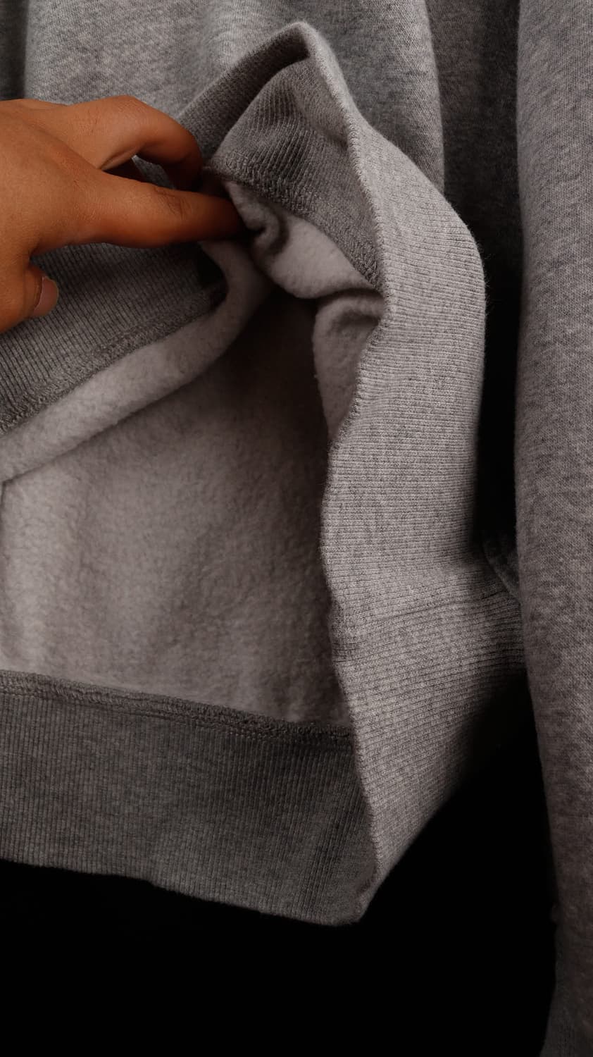 타미힐피거 센터로고 기모 맨투맨 상품이미지4