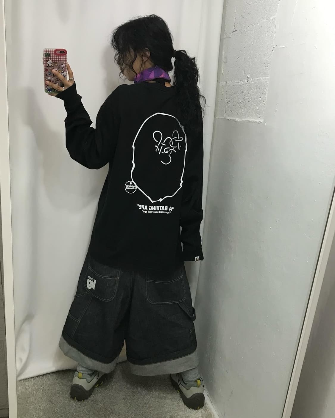 Bape Saru Printing L/S  상품이미지6