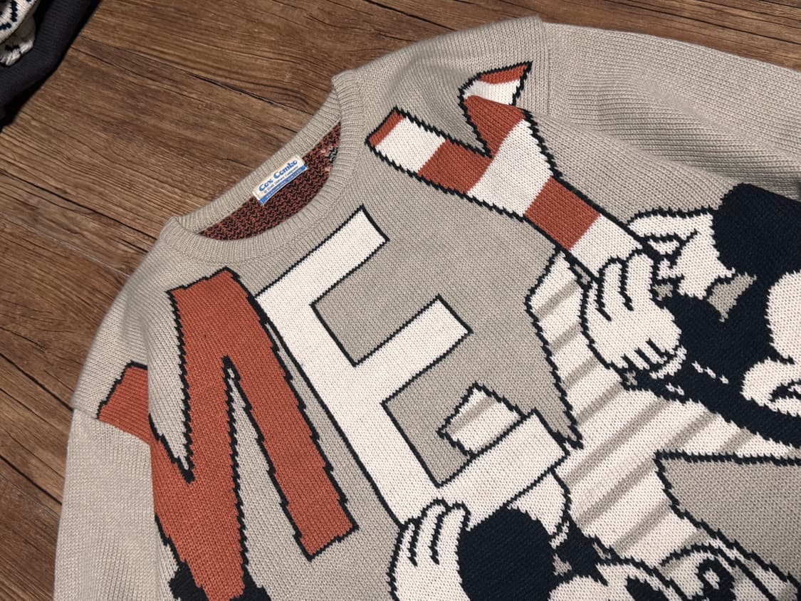 콕 콤보 미키마우스 니트 스웨터 상품이미지4