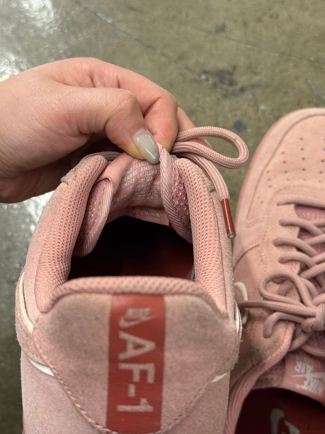 나이키 에어포스1 07 LV8 스웨이드 레드 275 상품이미지9