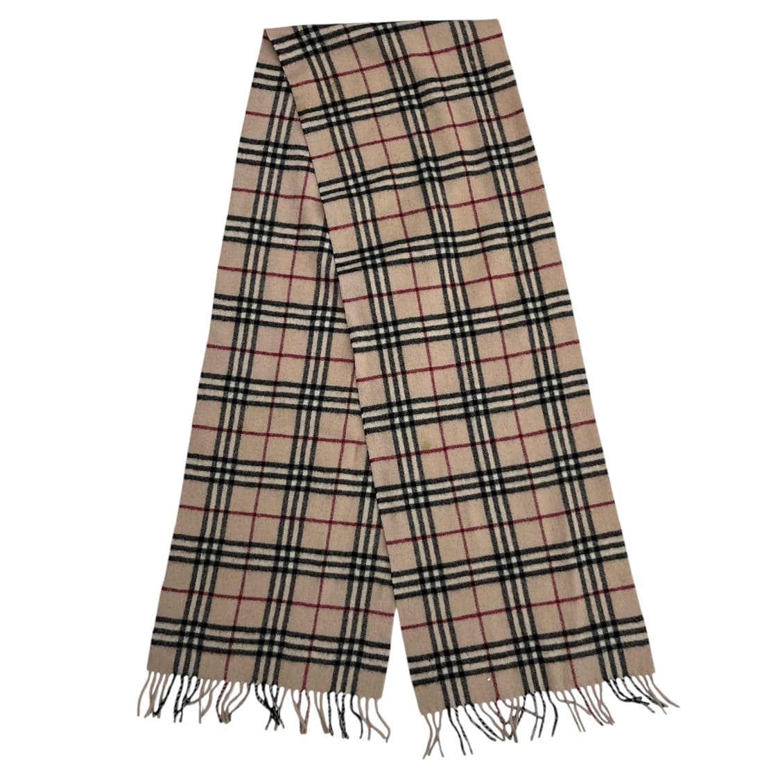 버버리 연베이지 노바체크 램스울 머플러 상품이미지4