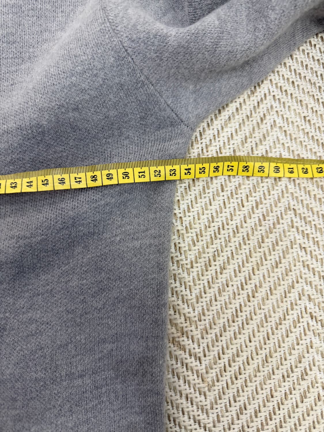 정품) COOR 쿠어 여성 회색 니트 L 상품이미지7