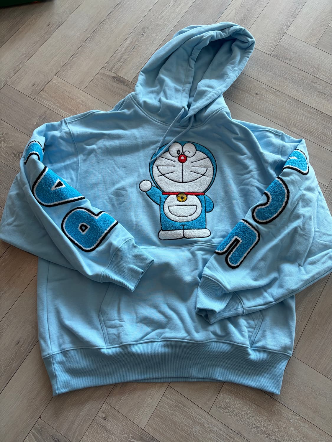 팔라스x도라에몽 후드 블루 상품이미지3