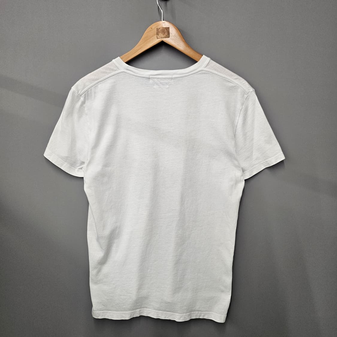 알렉산더 맥퀸 스컬 프린트 코튼 티셔츠 화이트 상품이미지2