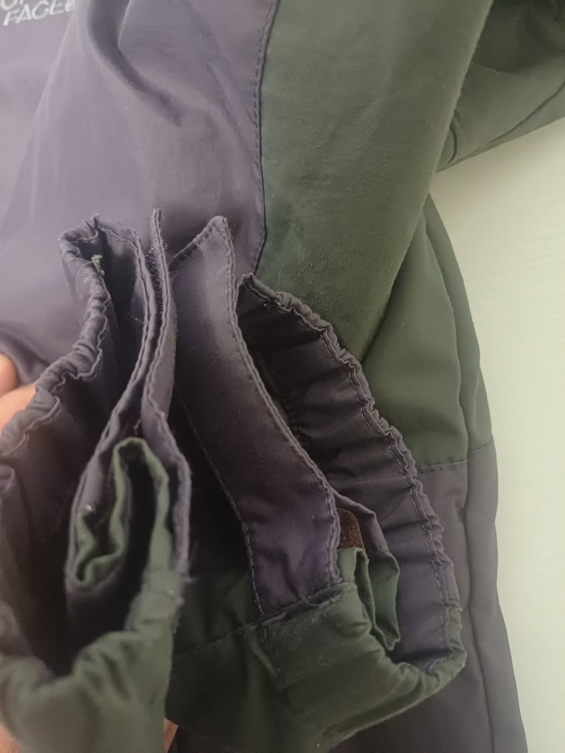 [Vintage] 노스페이스 올드스쿨 투톤 윈드브레이커 (퍼플/다크그린) 상품이미지8