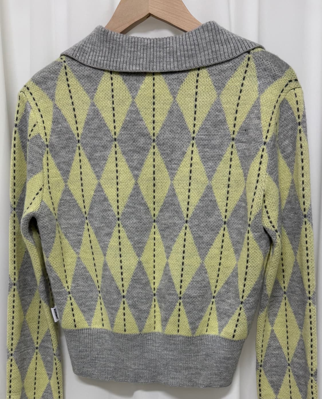 키르시 아가일 니트 상품이미지5