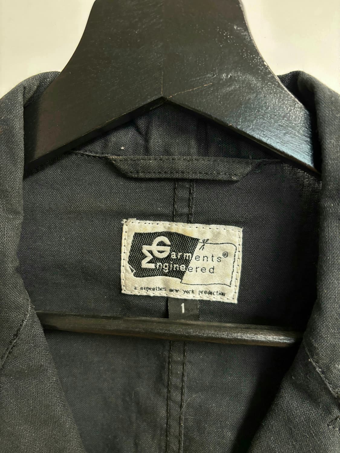 [1] 엔지니어드가먼츠 베드포드 자켓 블랙 상품이미지4